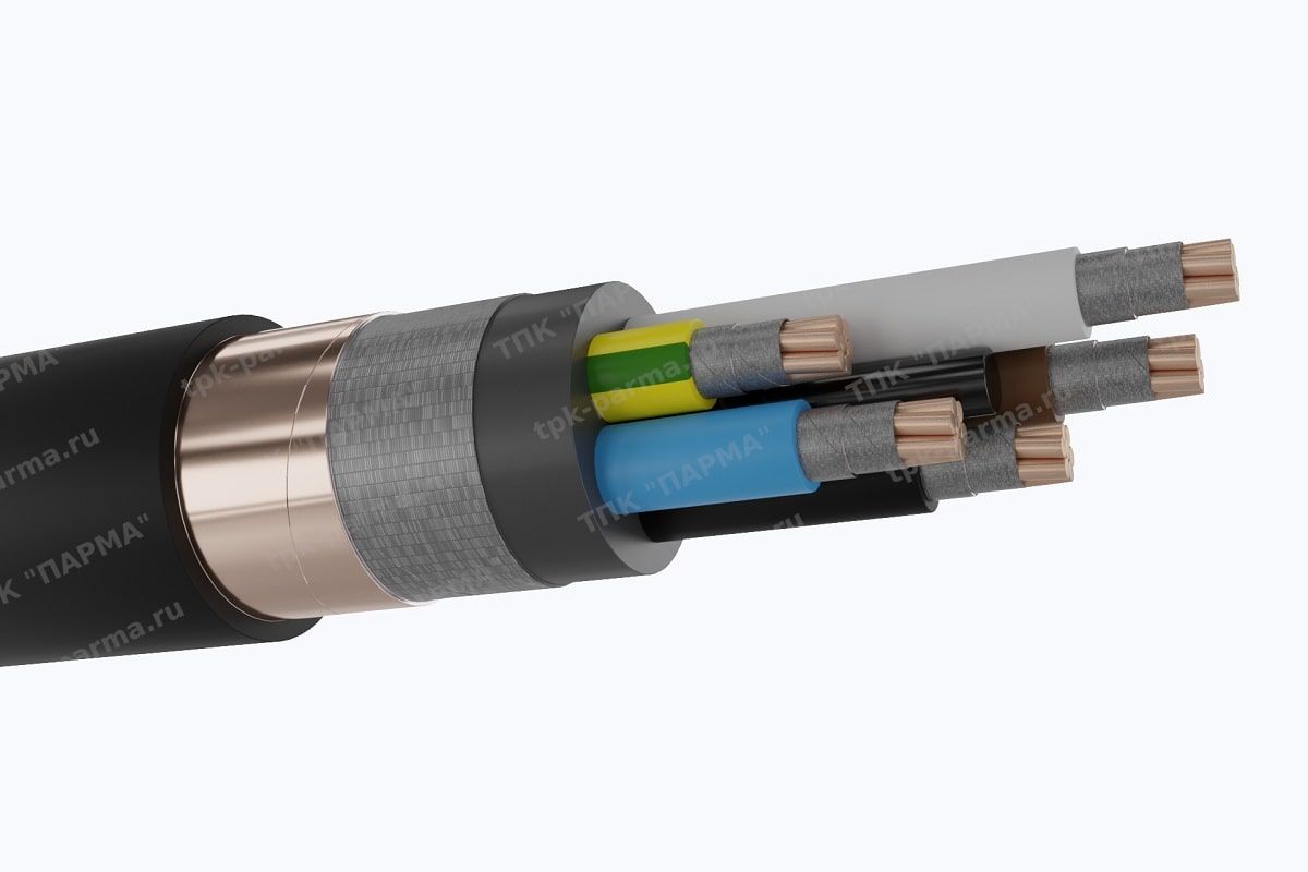Фотография провода Кабель ПвПГЭнг(A)-FRHF 5х10 - 1кВ