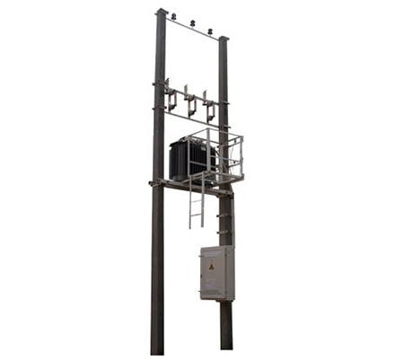 КТПс 25/6/0,4 двухстолбовая В/К