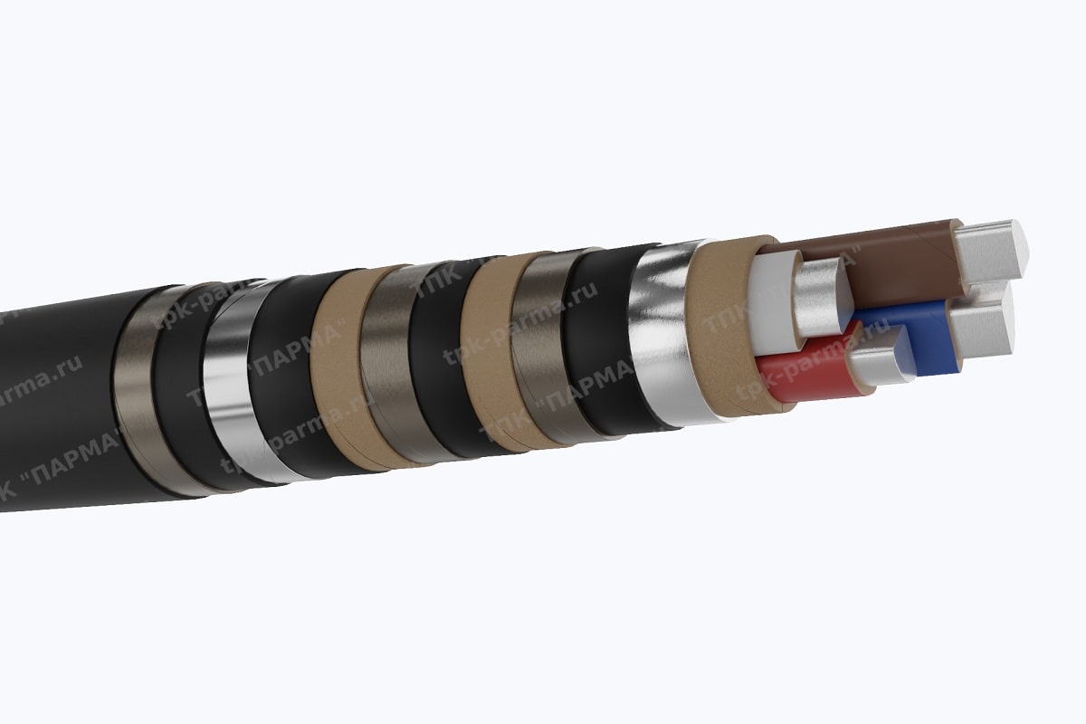 Фотография провода Кабель АСБ2лШв 4х185 - 1кВ