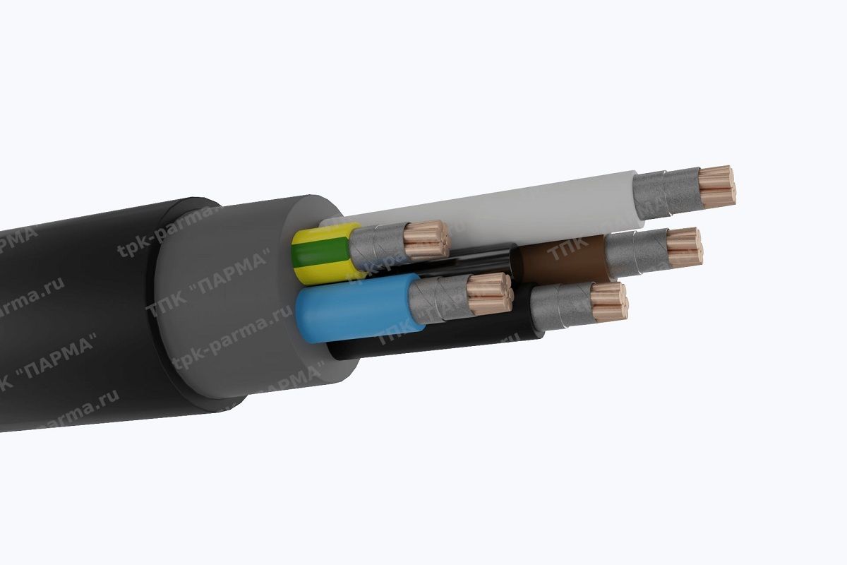 Фотография провода Кабель ППГнг(A)-FRHF 5х4 - 1кВ