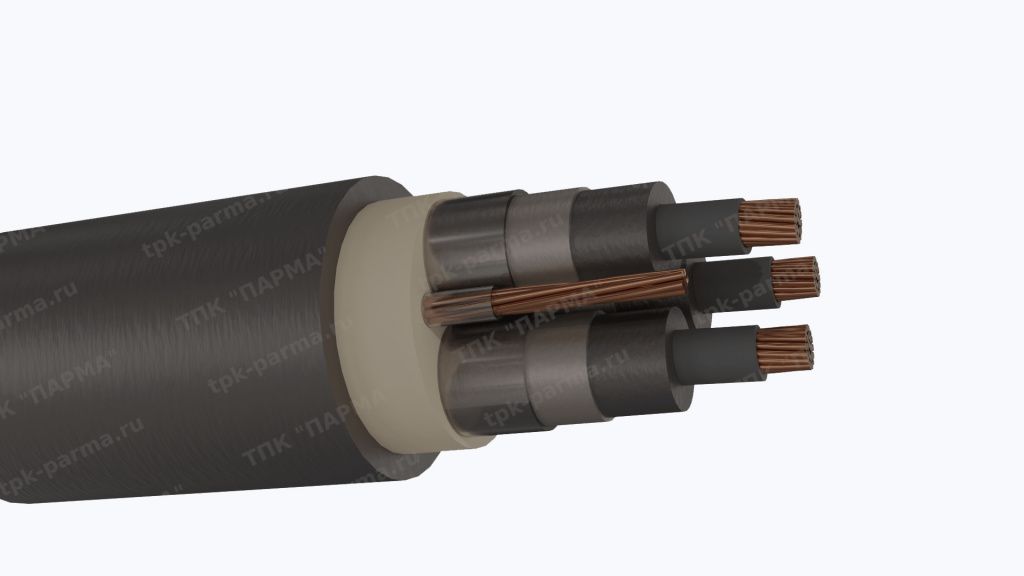 Фотография провода Кабель КГЭ-ХЛ 3х150+1х50 - 6кВ